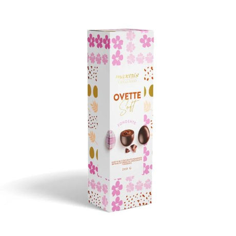maxtris maxtris ovette di pasqua soft fondente stagnolate in astuccio 200 gr ean 8022470871227