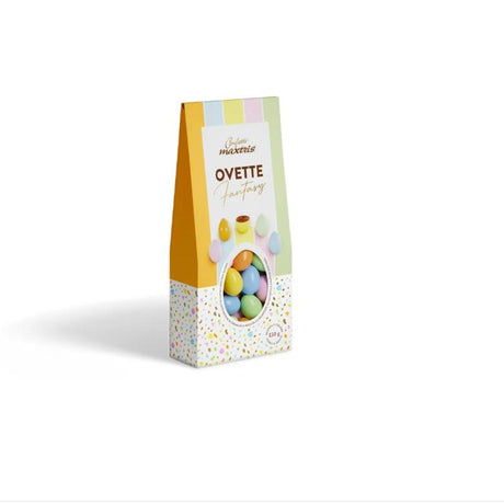 maxtris maxtris ovette soft confettate colorate snack ai gusti assortiti di pasqua 150 gr ean 8022470871272