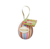 maxtris maxtris himmelblaues Oster-Blech-Ei mit gemischten, in Folie verpackten Eiern, 80 g, EAN 8022470879568