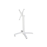 moia greenwood moia greenwood base tavolo in alluminio 40 x 40 cm tubo d 7 cm 7 kg bianco basamento resistente design moderno ean 8013054835469