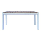 moia greenwood moia greenwood tavolo maiorca allungabile 160210x95 cm alluminio bianco con piano resin wood tavolo outdoor design moderno ean 8013054838019