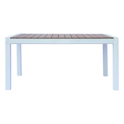 Moia Greenwood Maiorca Tavolo Allungabile Bianco Resin Wood 160/210 cm