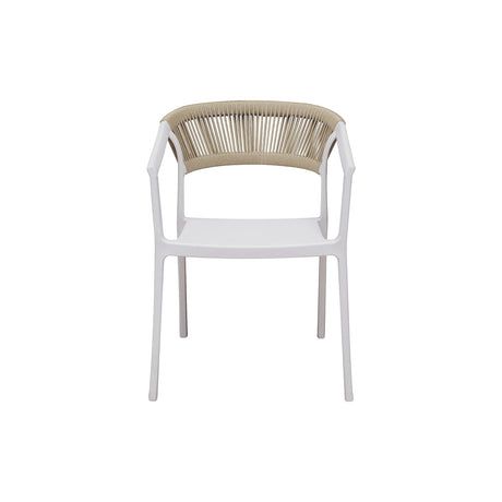 moia greenwood moia greenwood sedia lione in polipropilene bianco con corda paglia sedia outdoor impilabile resistente uv ean 8013054838521