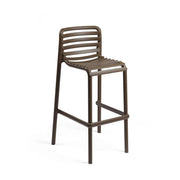 Nardi Sgabello Doga Stool Tabacco Polipropilene Impilabile