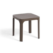 Nardi Tavolino Net Table 40 Tabacco Polipropilene Impilabile