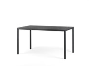 Nardi Piave 140 x 80 Tavolo Rettangolare Verniciato Antracite Lamin Materia Antracite