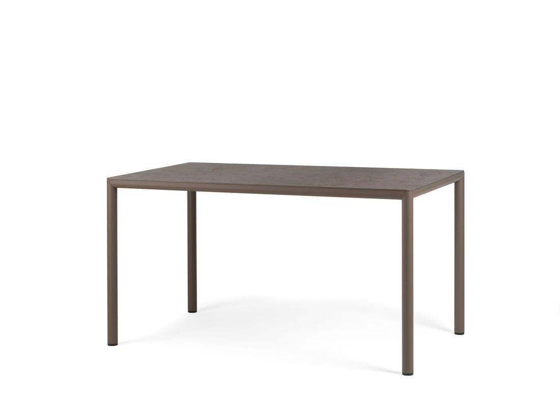 nardi nardi piave 140 x 80 tavolo rettangolare verniciato tabacco lamin materia tabacco ean 8010352555068