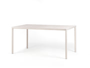 Nardi Piave 160 x 90 Tavolo Rettangolare Verniciato Corda Lamin Materia Corda