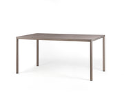 Nardi Piave 160 x 90 Tavolo Rettangolare Verniciato Tortora Lamin Materia Tortora