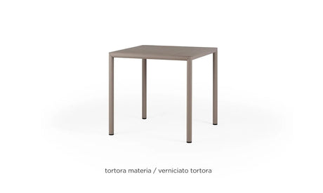 nardi nardi 90, quadratischer Tisch, taupefarben lackiert, Laminat in Taupe, EAN 8010352554795