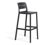 Nardi Sgabello Cassia Stool Antracite Polipropilene Impilabile