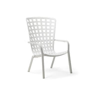 Nardi Poltrona Folio Bianco Opaco Reclinabile Fiberglass