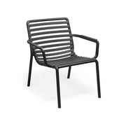 Nardi Sedia Doga Relax Braccioli Antracite Impilabile