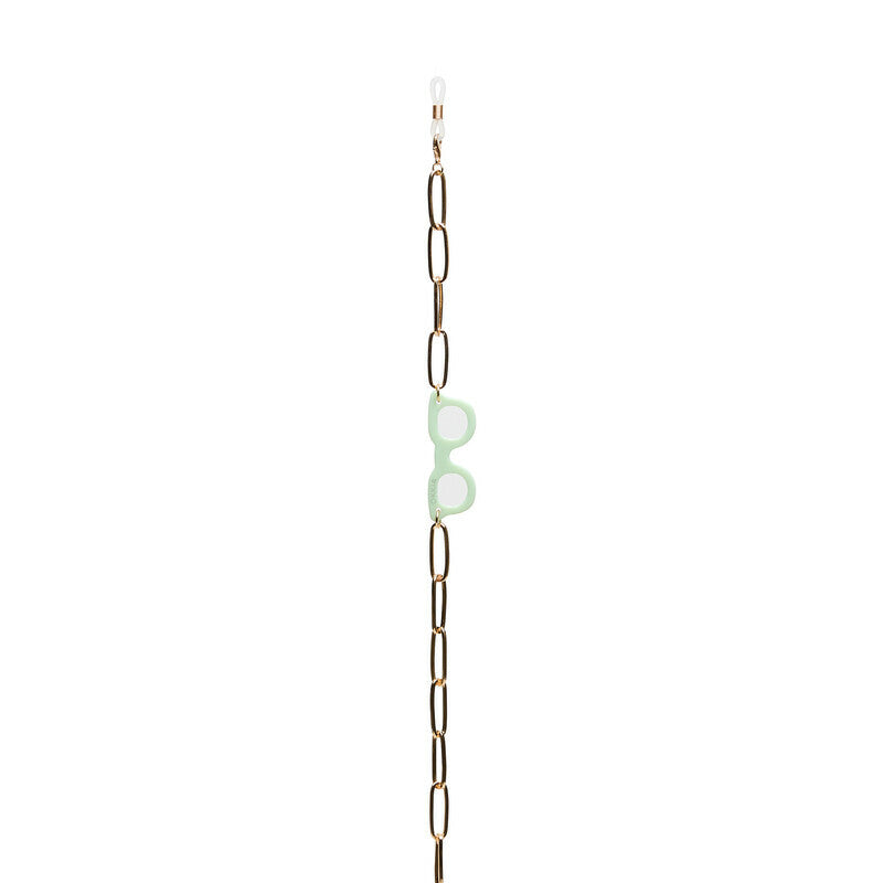 okkia okkia collana bijoux con anelli in metallo per occhiali e mascherina colore gold ean 8056211376139