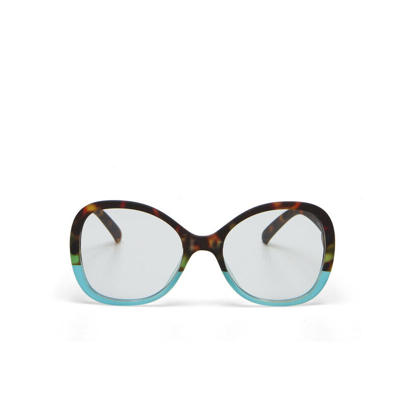 okkia okkia occhiale da lettura mod verona premontato butterfly soft touch spring anti luce blu havana blue diottrie 1 50 ean 8056211374012