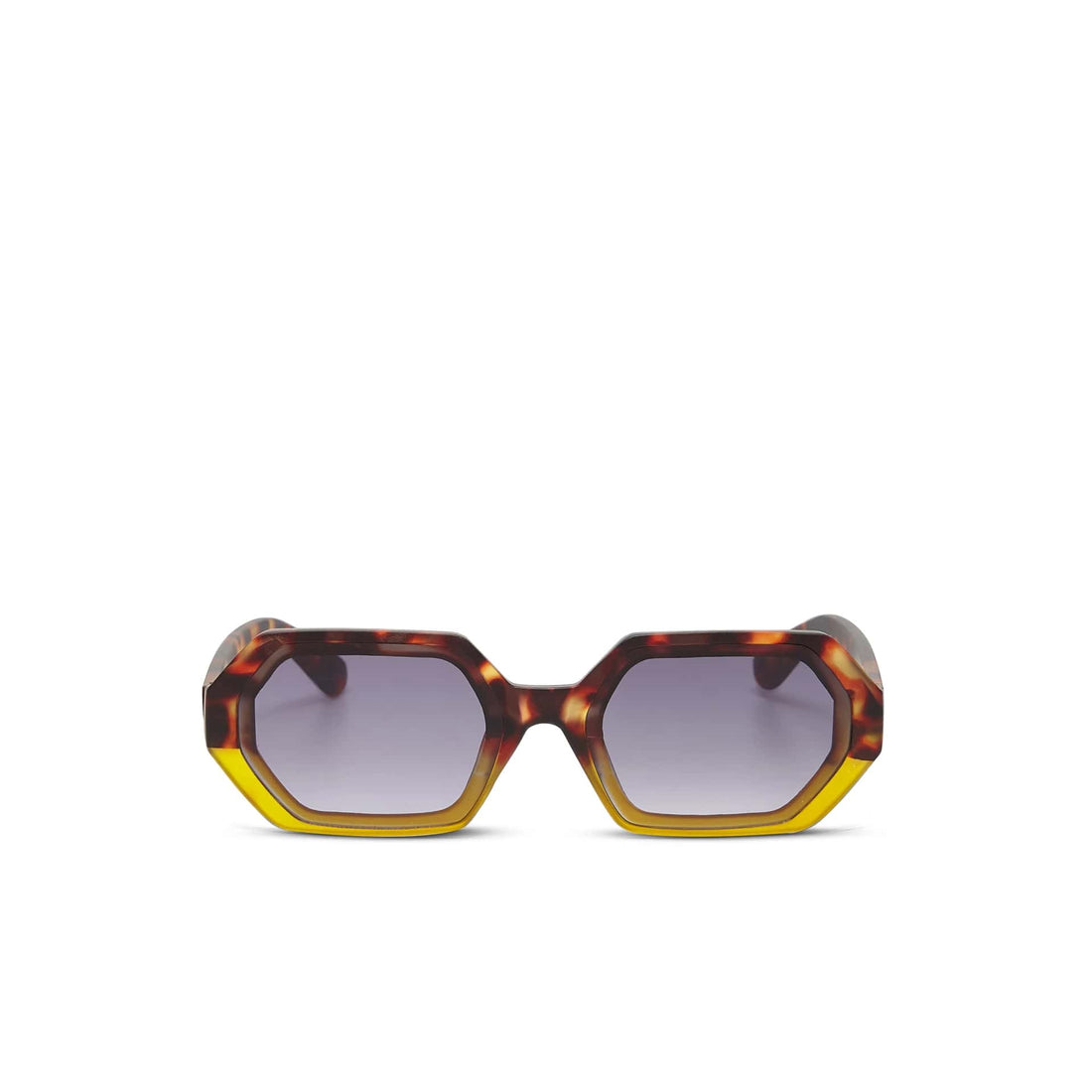 okkia okkia occhiale da sole premontato esagonale mod andrea havana yellow ean 8055773193741