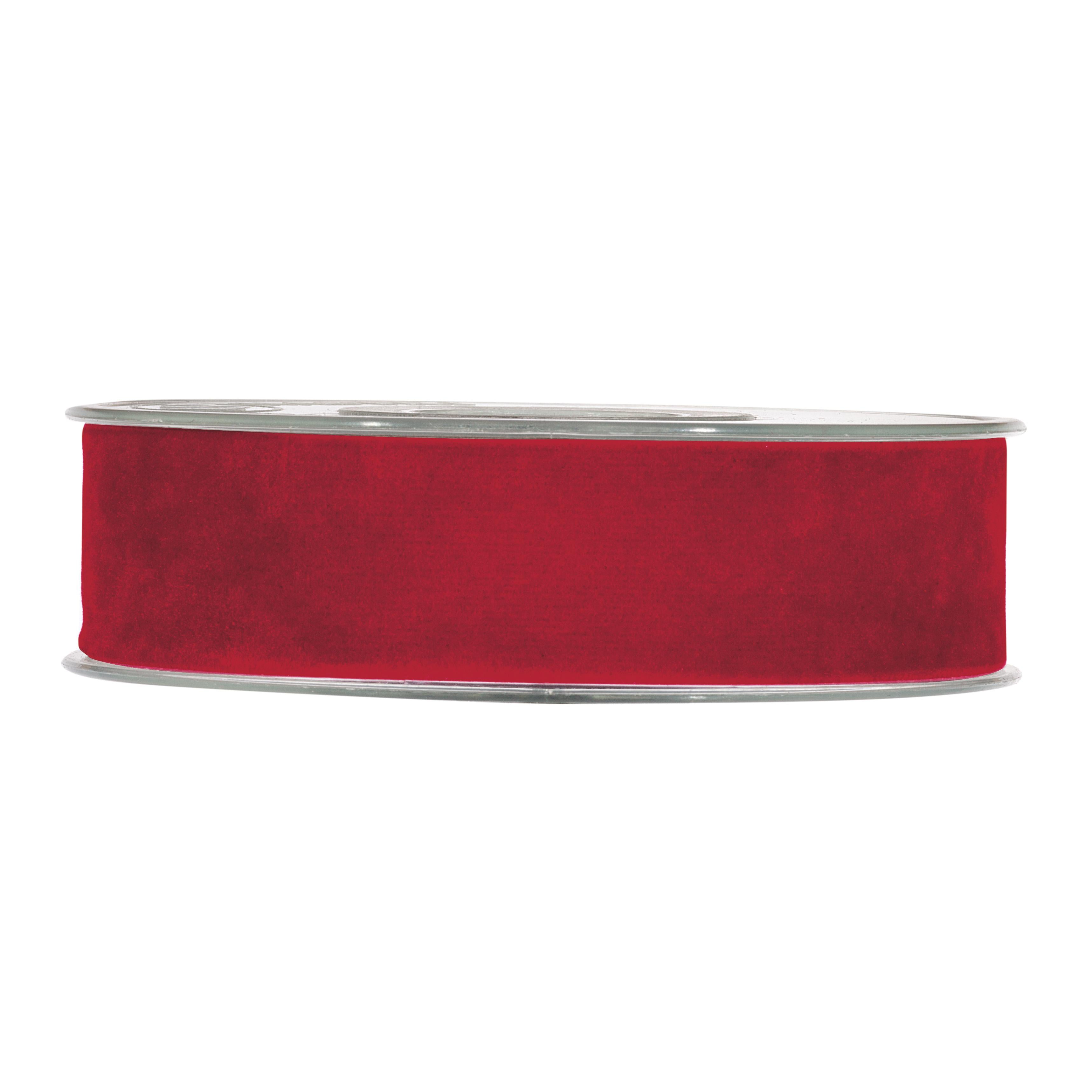 immagine-1-piovaccari-nastro-double-velvet-h-25-mm-l-7-mt-red-ean-8055320627880