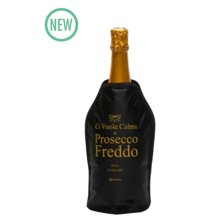 piu forty 40 piu forty 40 glacette win cooler raffredda bottiglie in nylon h 23 cm stampa prosecco nero ean 8055773198401