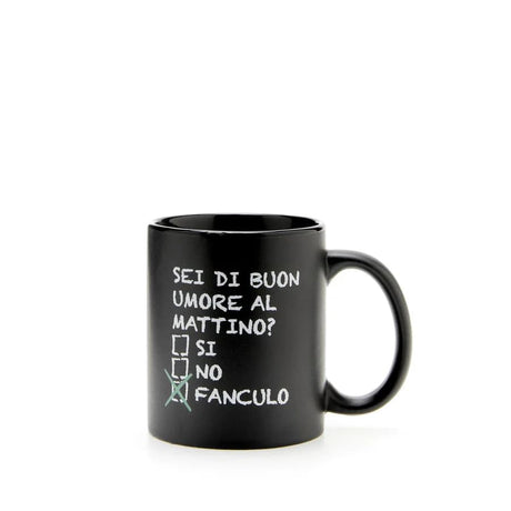 piu forty 40 piu forty 40 mug ceramica con manico 325 cl stampa sei di buon umore nera mat ean 8056590508107