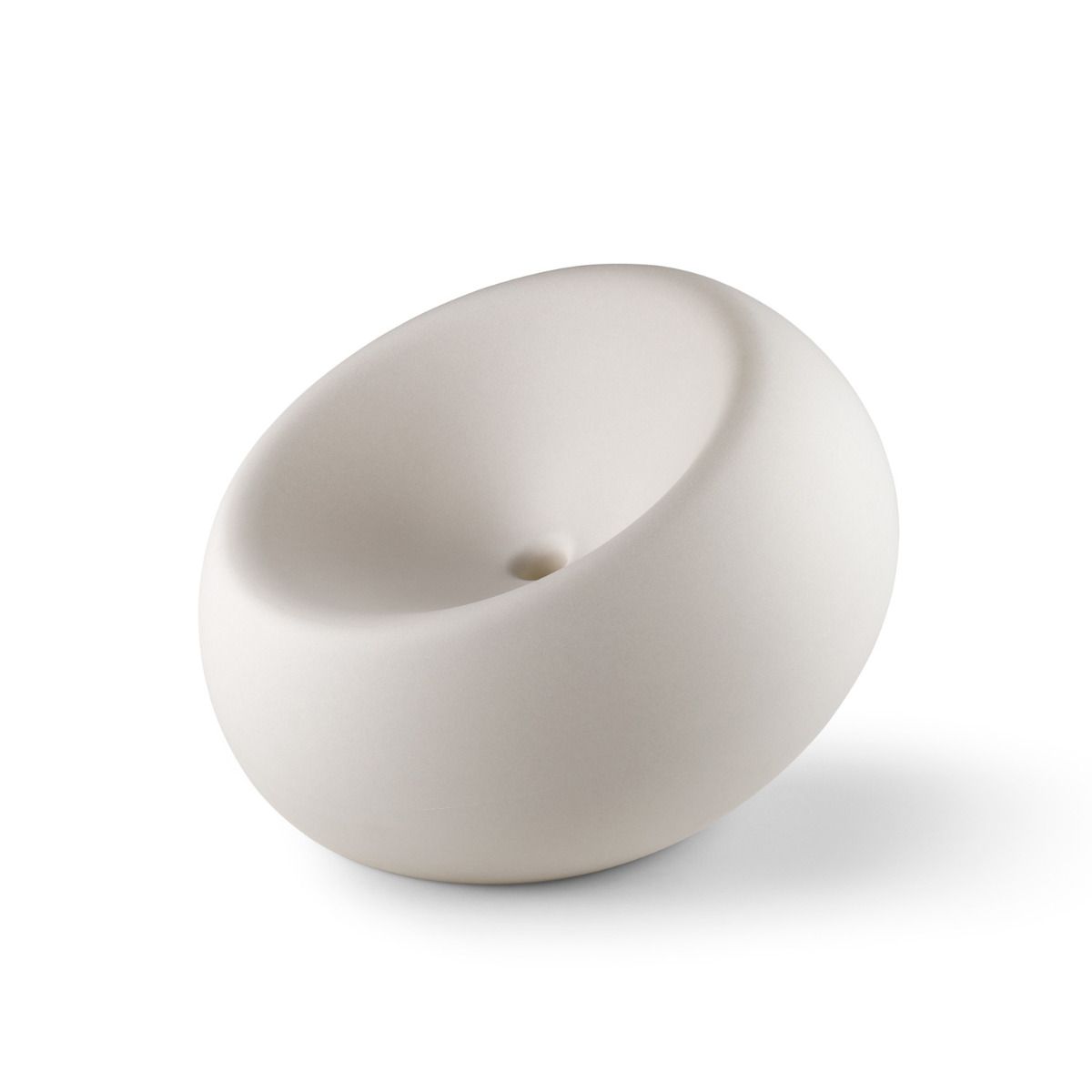 plust plust Sessel Boom Light für drinnen und draußen, weiß, hell