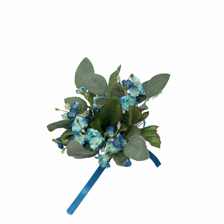 arpimex ar candlering roselline blu - giro porta candela fiori blu foglie - decorazione tavola  ean 8018318016097