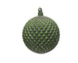 preziosa luxury home preziosa luxury home sfera natale in vetro con decori geometrici d 10 cm verde ean 8050264116421