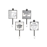 Italienisches Geschenk Italienisches Geschenk Wandhaken aus Keramik und Eisen, 8 x 17 cm, dekorativer Kleiderhaken für Zuhause und den Eingangsbereich, 1 Stück, EAN 8057586095830