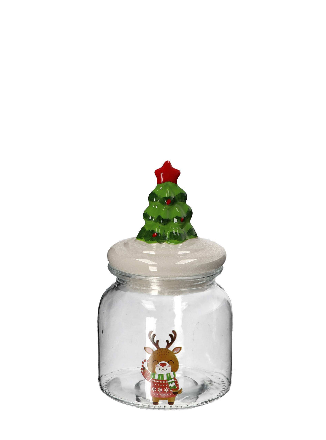 regalo italiano regalo italiano barattolo di natale ass d 11 cm h 19 cm trasparente 1 pz ean 8057586165847