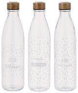 regalo italiano regalo italiano bottiglia vetro tappo in metallo ass decori 1 lt d 8 cm h 31 cm 1 pz ean 8021785707900