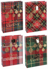 regalo italiano regalo italiano busta regalo di natale carta ass 33 x 10 cm h 46 cm multicolor 1 pz ean 8057586137769