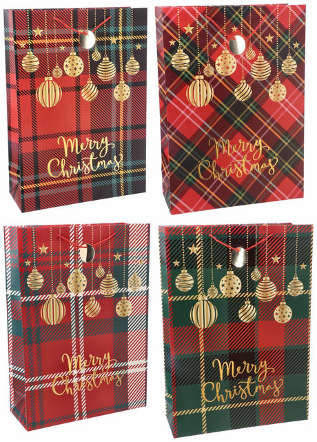 regalo italiano regalo italiano busta regalo di natale carta ass 50 x 20 cm h 70 cm multicolor 1 pz ean 8057586137783