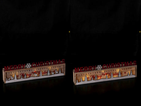 regalo italiano regalo italiano calendario avvento natale merry christmas ass 8 led 40 x 5 x 12 cm rosso 1 pz ean 8057586164901