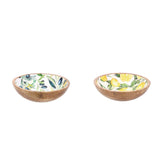 regalo italiano regalo italiano ciotola in legno yari d 25 cm h 7 cm ass insalatiera naturale design moderno 1 pz ean 8057586176911