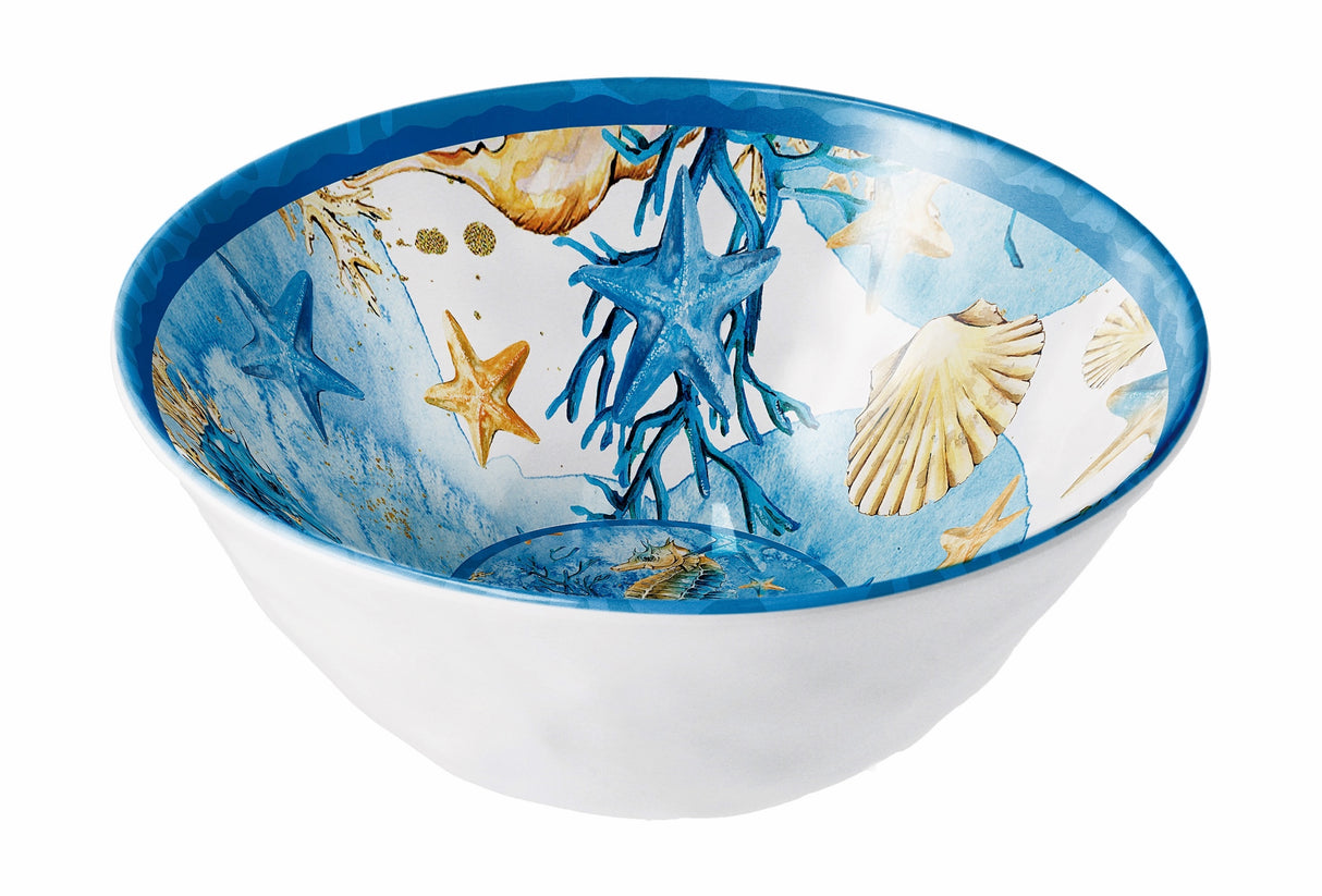 regalo italiano regalo italiano ciotola melamina shell d 16 cm h 65 cm blu 1 pz