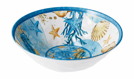 regalo italiano regalo italiano ciotola melamina shell d 28 cm h 9 cm blu 1 pz