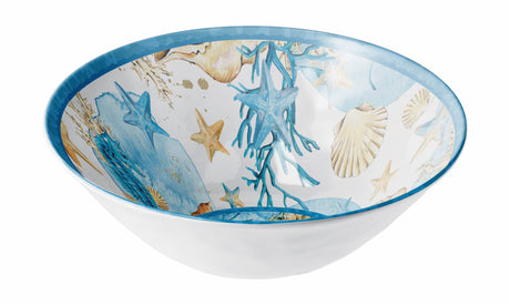 regalo italiano regalo italiano ciotola melamina shell d 36 cm h 12 cm blu 1 pz