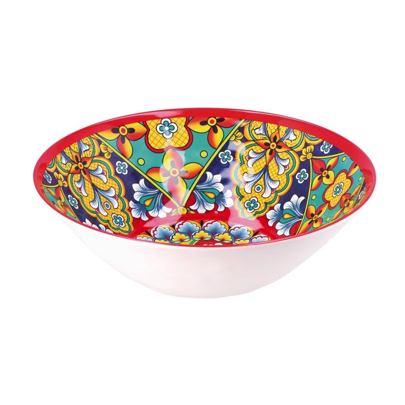 regalo italiano regalo italiano ciotola rian in melamina d 36 cm h 12 cm rosso blu ean 8057586160545