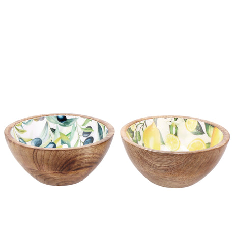 regalo italiano regalo italiano ciotola yari ass d 13 cm h 6 cm legno 1 pz ean 8057586176881