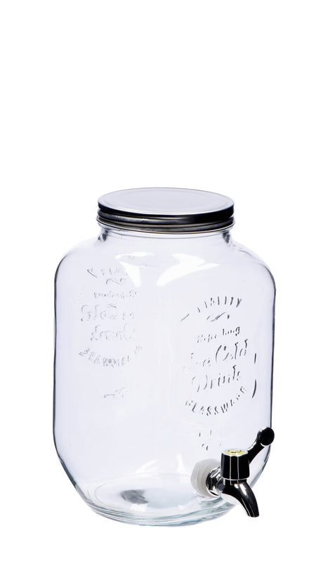 regalo italiano regalo italiano dispenser 4 lt h 25 m 16 x 21 cm vetro latta ean 8057586083660