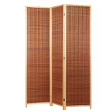 regalo italiano regalo italiano paravento 3 ante in bamboo naturale 150x180 cm separe pieghevole design naturale ean 8021785738232
