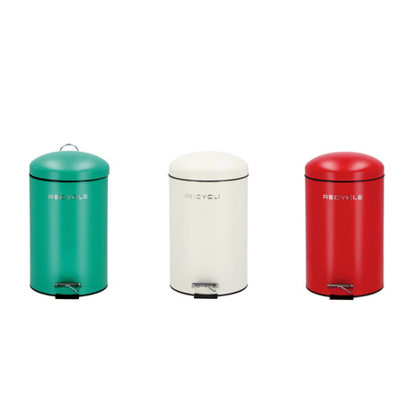 regalo italiano regalo italiano pattumiera ferro ass d 25 cm h 39 cm multicolor 1 pz ean 8057586192218