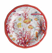 Ad Trend Piatto Frutta Melamina Shell D 22 Cm H 2 Cm Rosso 1 Pz