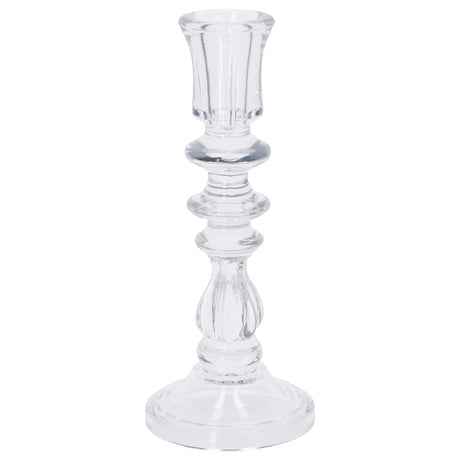 Italienisches Geschenk Italienisches Geschenk Kerzenhalter D 10 cm H 24 cm Glas Mell Ean 8021785712676