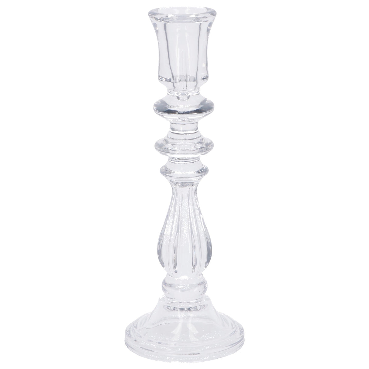 Italienisches Geschenk Italienisches Geschenk Kerzenhalter D 10 cm H 28 cm Glas Mell Ean 8021785712683