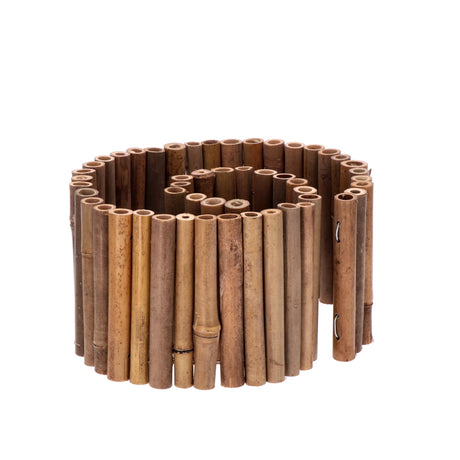 italienisches Geschenk italienisches Geschenk Bambuszaun 100 x 15 cm natürliche, dekorative Gartenumrandung EAN 8057586130470