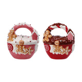 regalo italiano regalo italiano scatola natale 13 x 8 cm h 14 cm ceramica ass rosso 1 pz ean 8057586035492