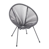 regalo italiano regalo italiano sedia da esterno 68 x 62 h 82 cm grigio ean 8057586112902