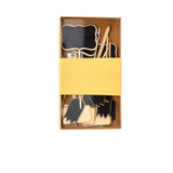 Italienisches Geschenk Italienisches Geschenk Set mit 13 Pflanzenschildern aus Holz mit Kreide und Bleistift für den Gemüsegarten und den Garten EAN 8057586130418