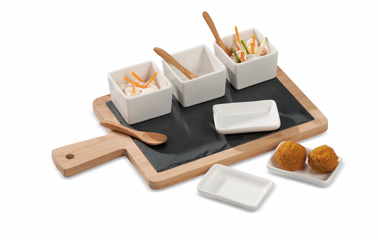 regalo italiano regalo italiano set 9 access finger food con tagliere 32 x 18 cm ean 8021785496439