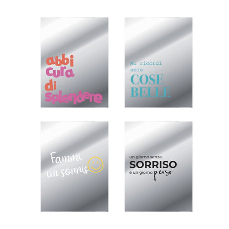 Italienisches Geschenk Italienisches Geschenk Glasspiegel 30 x 395 cm, dekorativer Wandspiegel, modern, für zu Hause, 1 Stück, EAN 8057586201064